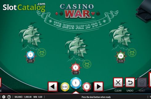 Скрин3. Casino War (Shuffle Master) слот