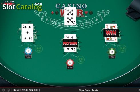 Скрин5. Casino War (Shuffle Master) слот