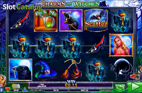 Скрин4. Charms and Witches слот