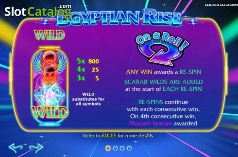 Скрин3. Egyptian Rise слот