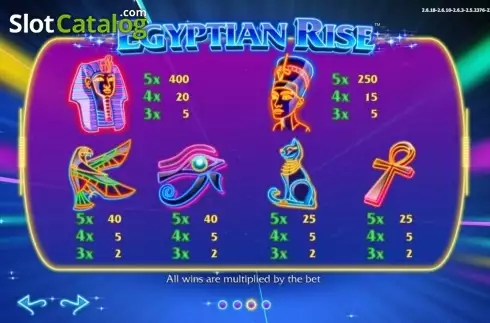 Скрин5. Egyptian Rise слот