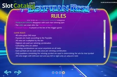 Скрин7. Egyptian Rise слот