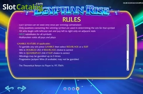 Скрин8. Egyptian Rise слот
