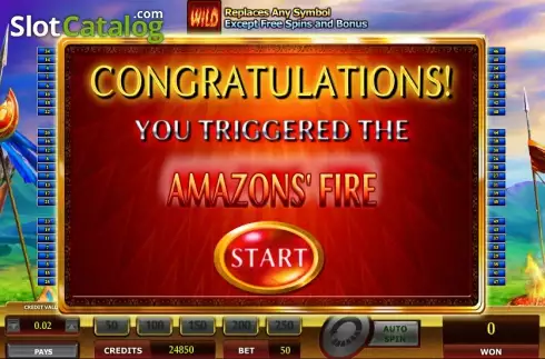 Скрин3. Fortunes of the Amazons слот