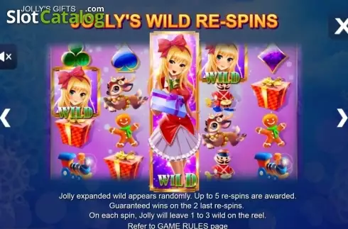 Скрин2. Jolly's Gifts слот