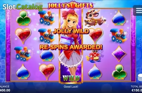 Скрин8. Jolly's Gifts слот