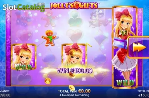 Скрин9. Jolly's Gifts слот
