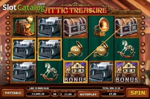 Скрин3. Attic Treasure слот