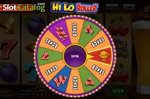 Скрин6. Hi Lo Roller слот