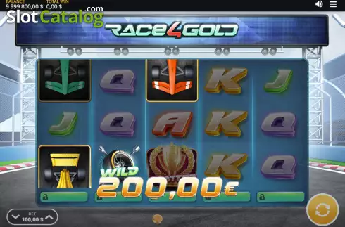 Скрин3. Race4Gold слот