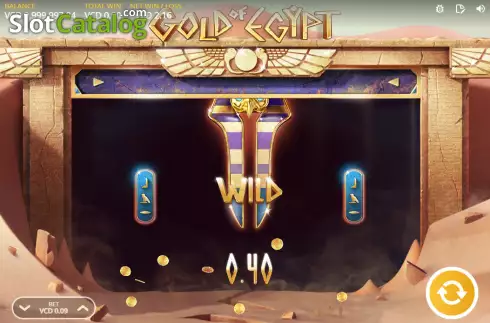 Скрин3. Gold of Egypt (Silverback Gaming) слот