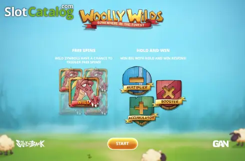 Скрин3. Wolly Wilds слот