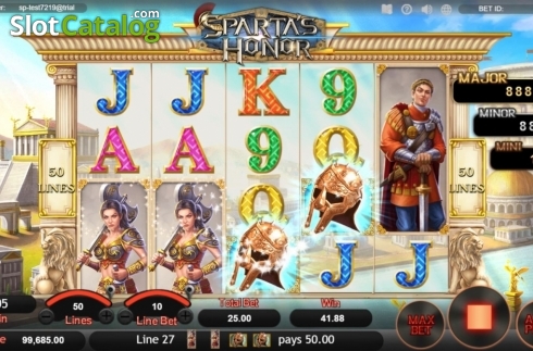Скрин4. Sparta's Honor слот