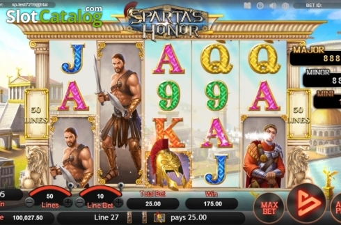 Скрин5. Sparta's Honor слот