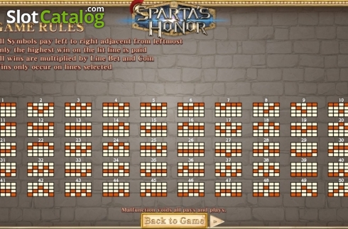 Скрин6. Sparta's Honor слот