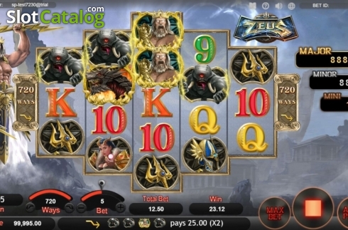 Скрин4. Zeus (SimplePlay) слот