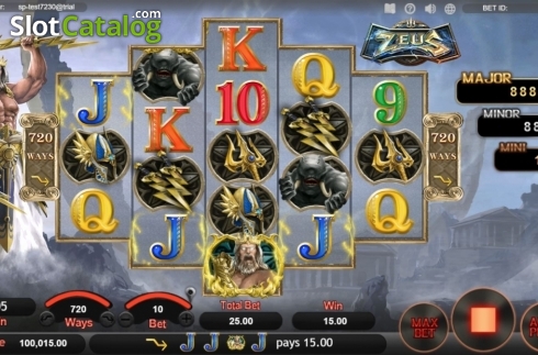 Скрин5. Zeus (SimplePlay) слот