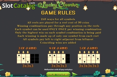 Скрин6. Lucky Clover (SimplePlay) слот
