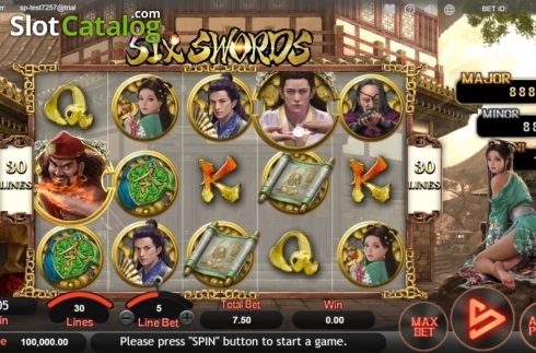 Скрин2. Six Swords слот