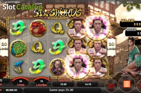 Скрин4. Six Swords слот