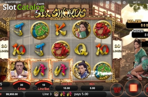 Скрин5. Six Swords слот