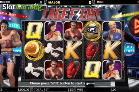 Скрин2. Cage Fight слот
