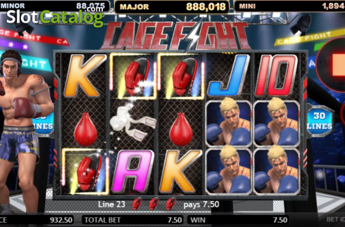 Скрин5. Cage Fight слот