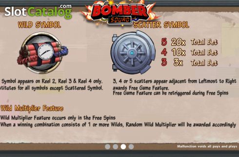 Скрин8. Bomber Squad слот