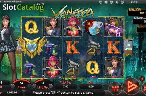 Скрин2. Vanessa слот