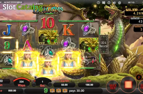Скрин3. Mother of Dragons (SimplePlay) слот