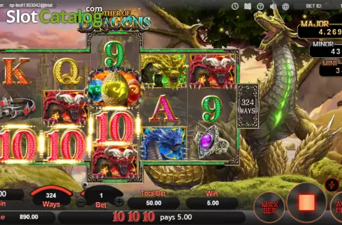 Скрин4. Mother of Dragons (SimplePlay) слот
