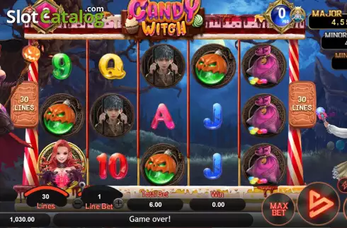 Скрин2. Candy Witch слот