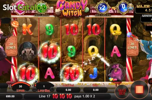 Скрин8. Candy Witch слот