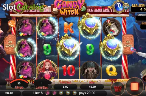 Скрин3. Candy Witch слот