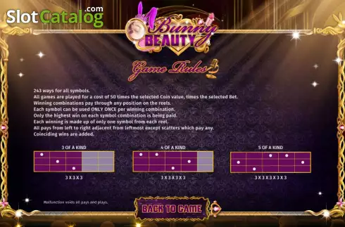 Скрин9. Bunny Beauty слот