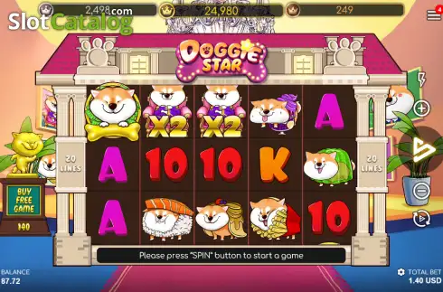 Скрин2. Doggie Star слот