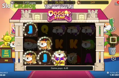 Скрин3. Doggie Star слот