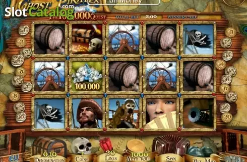 Скрин2. Ghost Pirates The 100,000 Quest слот