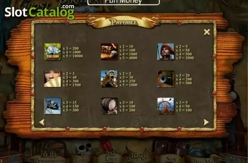 Скрин3. Ghost Pirates The 100,000 Quest слот