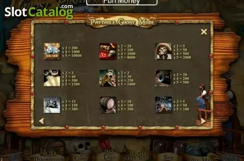 Скрин4. Ghost Pirates The 100,000 Quest слот