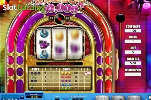 Скрин3. Juke Box 50,000 слот