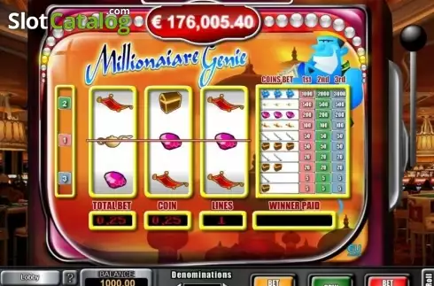 Скрин2. Millionaire Genie (GVG) слот