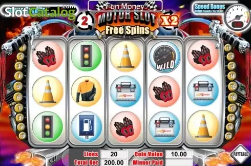 Скрин6. Motor Slot Speed Machine слот