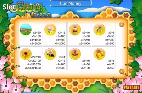 Скрин2. The Bees Buzz слот