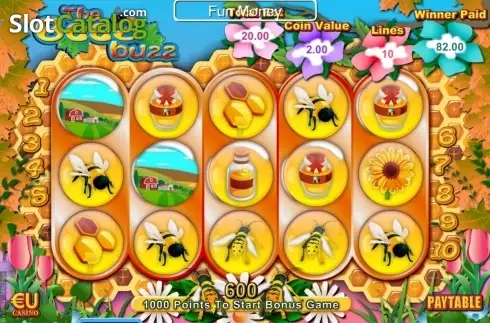 Скрин7. The Bees Buzz слот