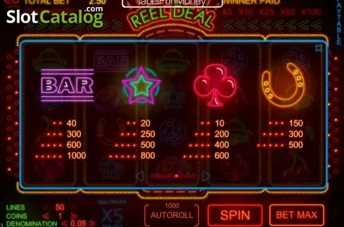 Скрин2. The Reel Deal слот