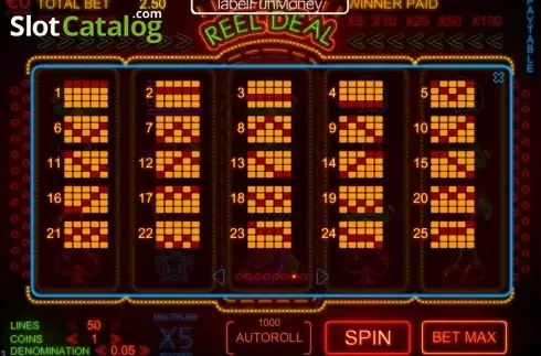 Скрин4. The Reel Deal слот