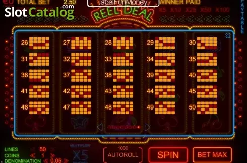 Скрин5. The Reel Deal слот