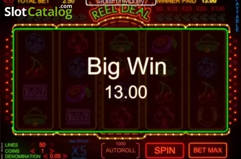 Скрин8. The Reel Deal слот