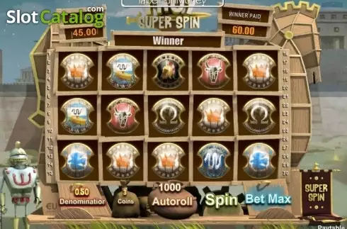 Скрин9. Troy Super Spin слот
